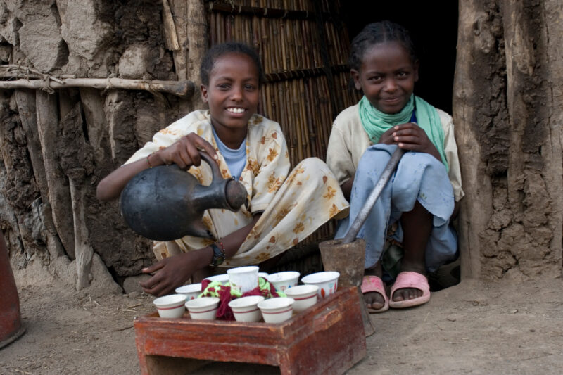 Serving Coffee in Ethiopia — Much of Ethiopian culture centers around the growing, harvesting, preparing and drinking coffee! — Ethiopia, Africa, African, Af...