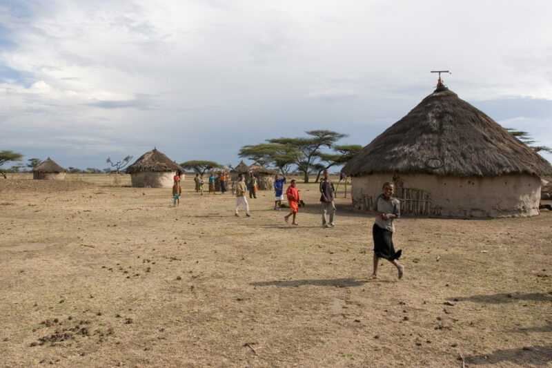 Houses in Rural Africa — Stock Images of typical round mud huts of rural Ethiopia — Ethiopia, Africa, African, Africans, Ethiopian