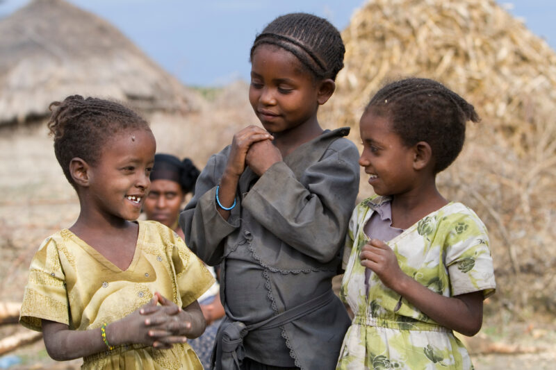 Children in Ethiopia — Stock image of Children in Rural Ethiopia — Ethiopia, Africa, African, Africans, Ethiopian
