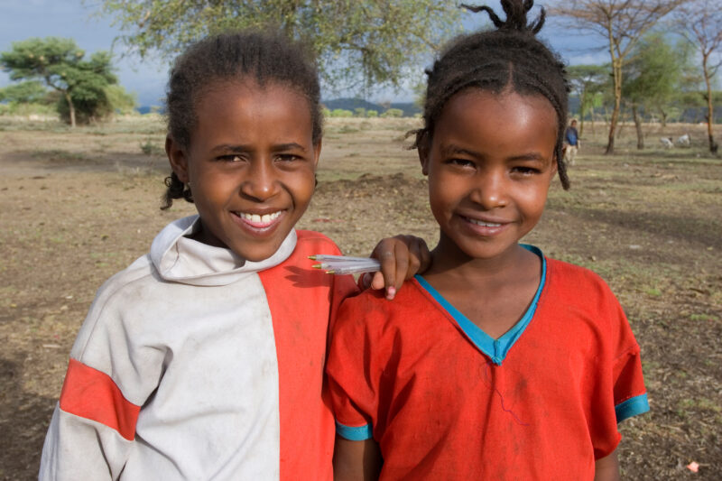 Children in Ethiopia — Stock image of Children in Rural Ethiopia — Ethiopia, Africa, African, Africans, Ethiopian