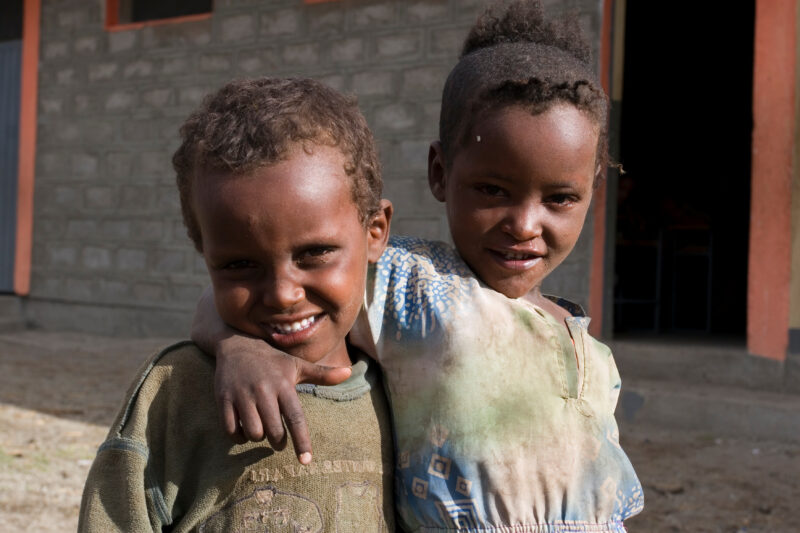 Children in Ethiopia — Stock image of Children in Rural Ethiopia — Ethiopia, Africa, African, Africans, Ethiopian