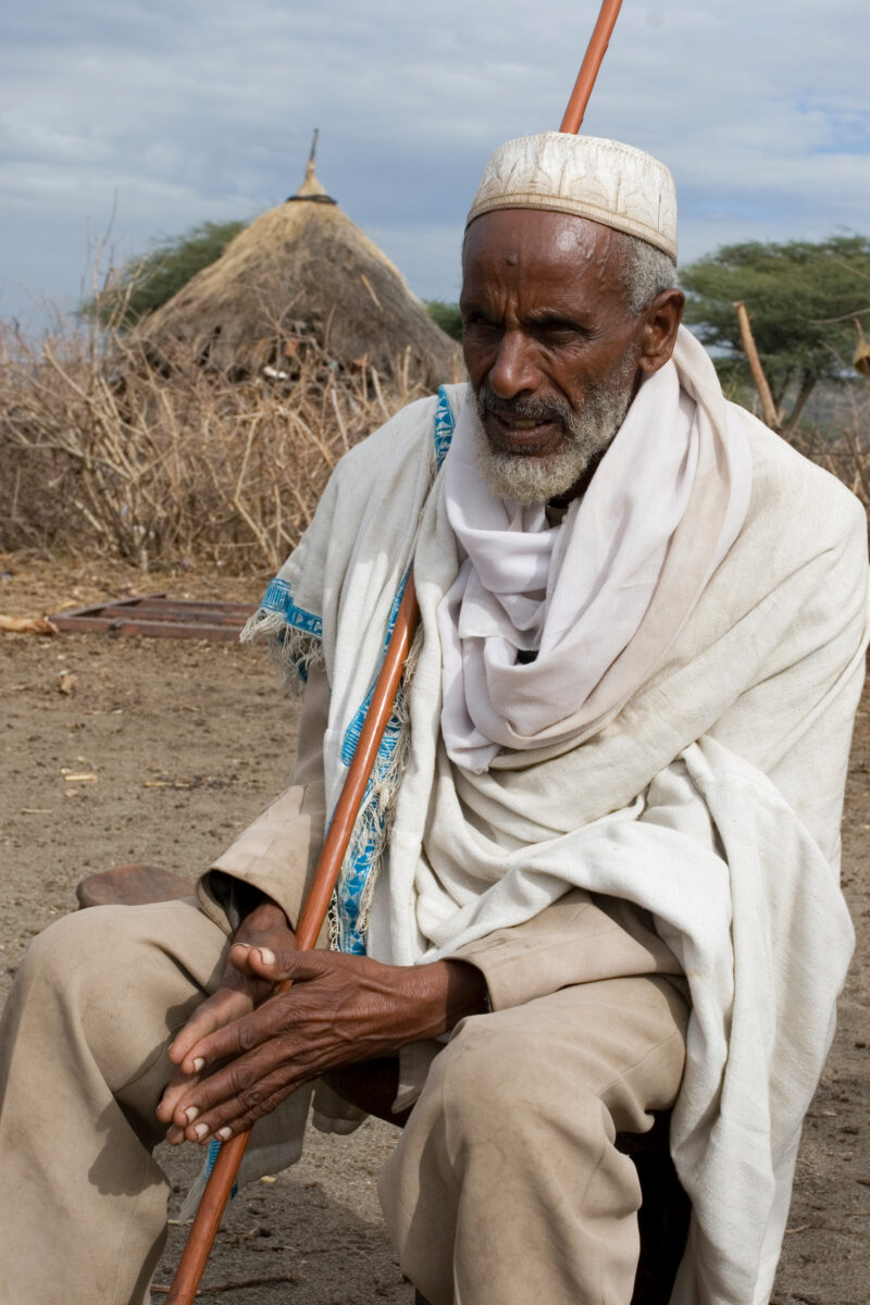 Man in Ethiopia — Stock image of a farmer in rural Ethiopia — Ethiopia, Africa, African, Africans, Ethiopian