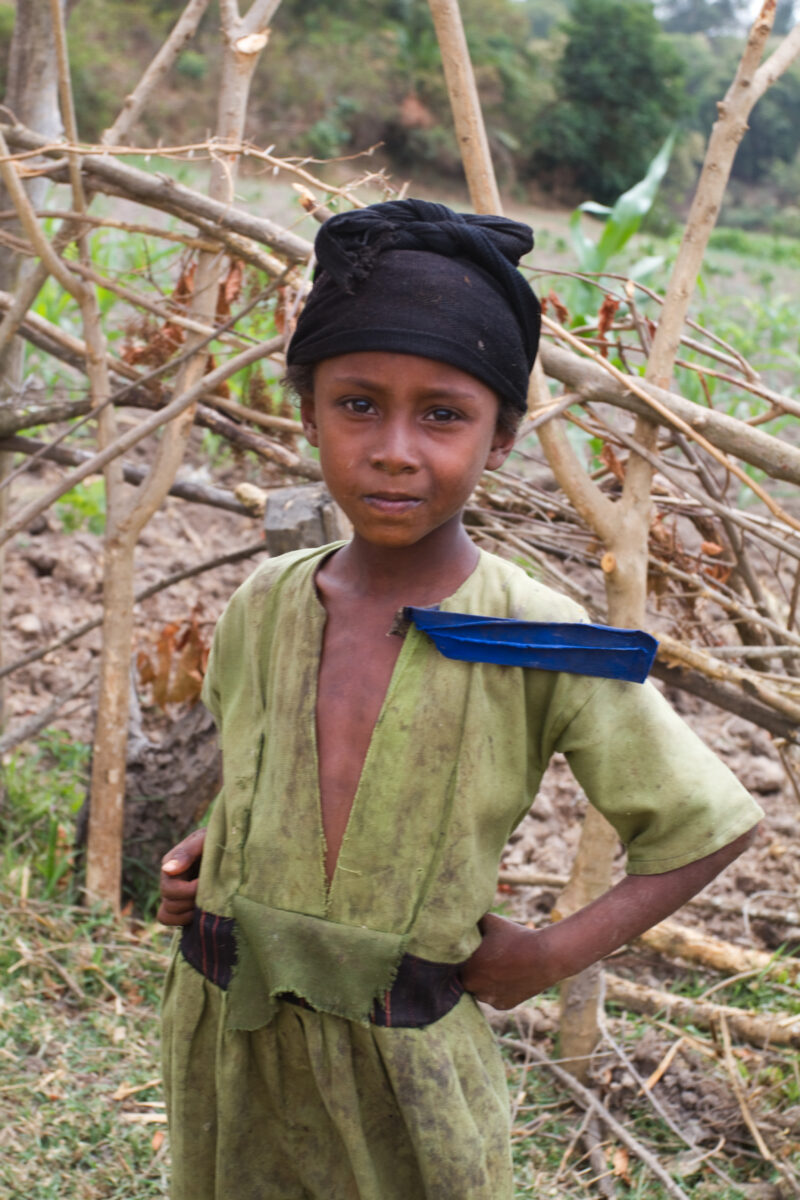 Girl in Ethiopia — Young girl in Rural Ethiopia — Ethiopia, Africa, African, Africans, Ethiopian