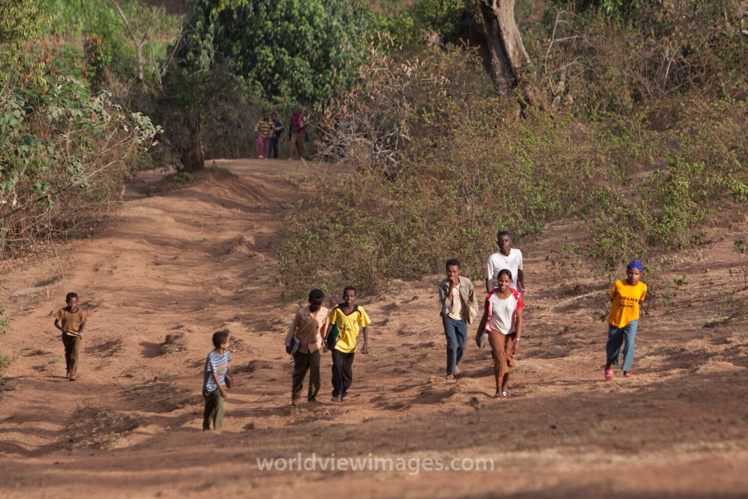 Walking to School in Ethiopia