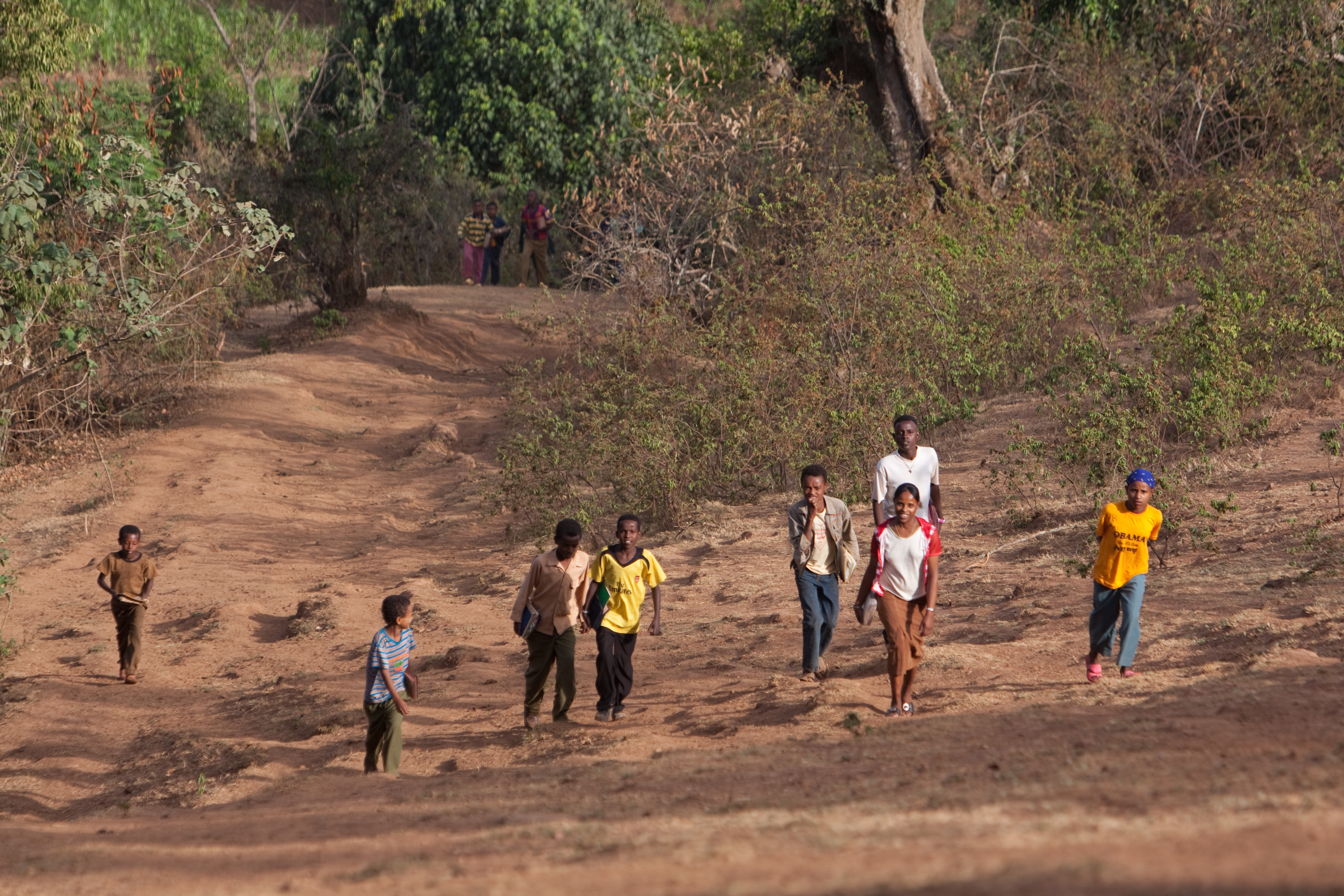 Walking to School in Ethiopia