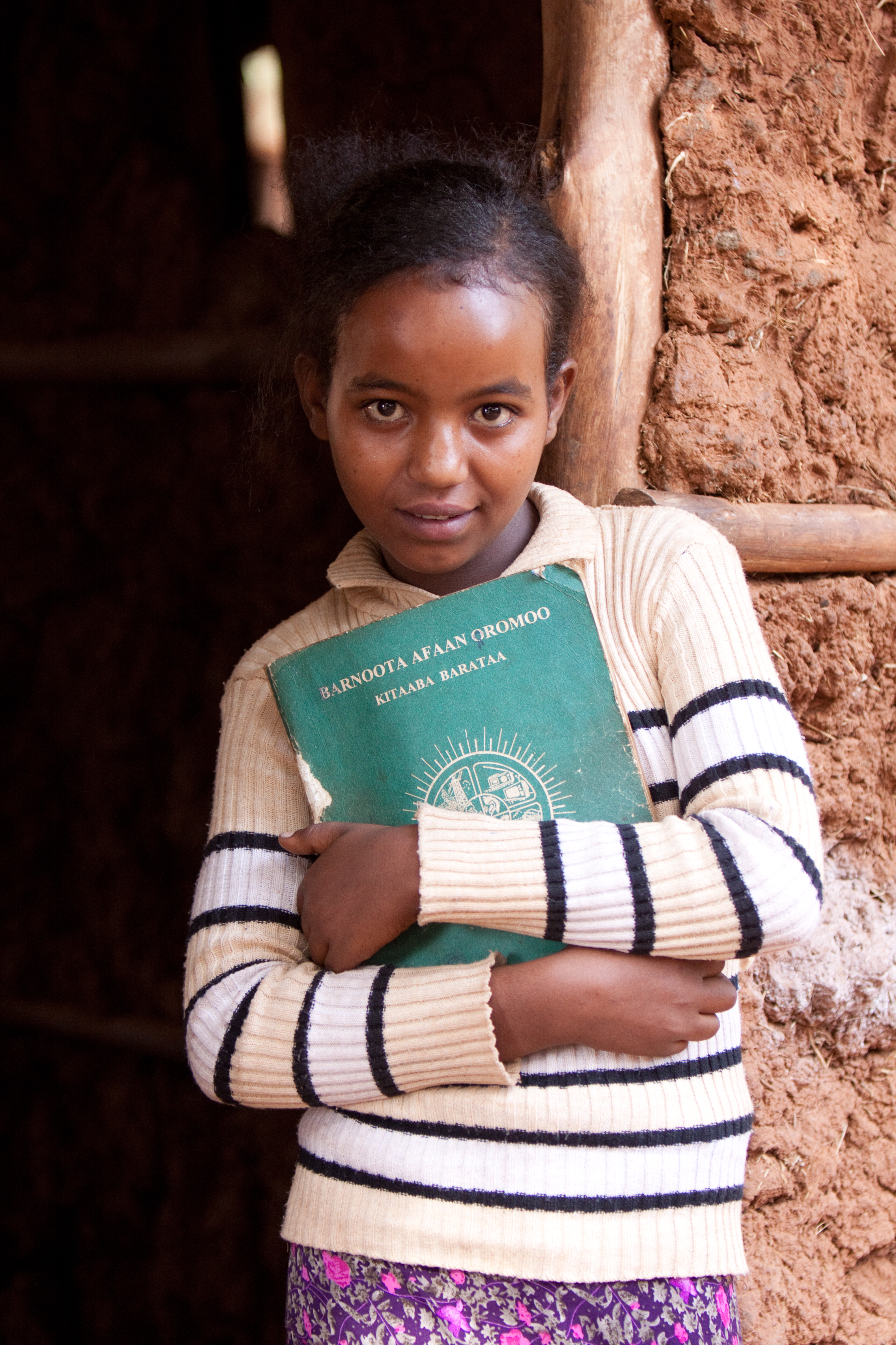 Girl at School in Ethiopia