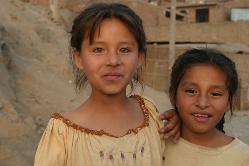 Girl in Peru — Children living in poverty in Lima, Peru: Girls — ADRA, Peru, Poverty, Children, girls