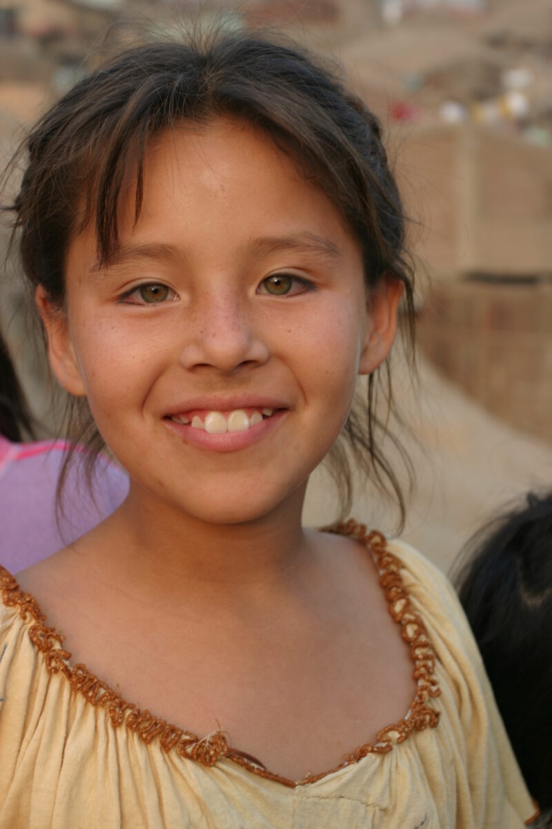Girl in Peru — Children living in poverty in Lima, Peru: Girls — ADRA, Peru, Poverty, Children, girls