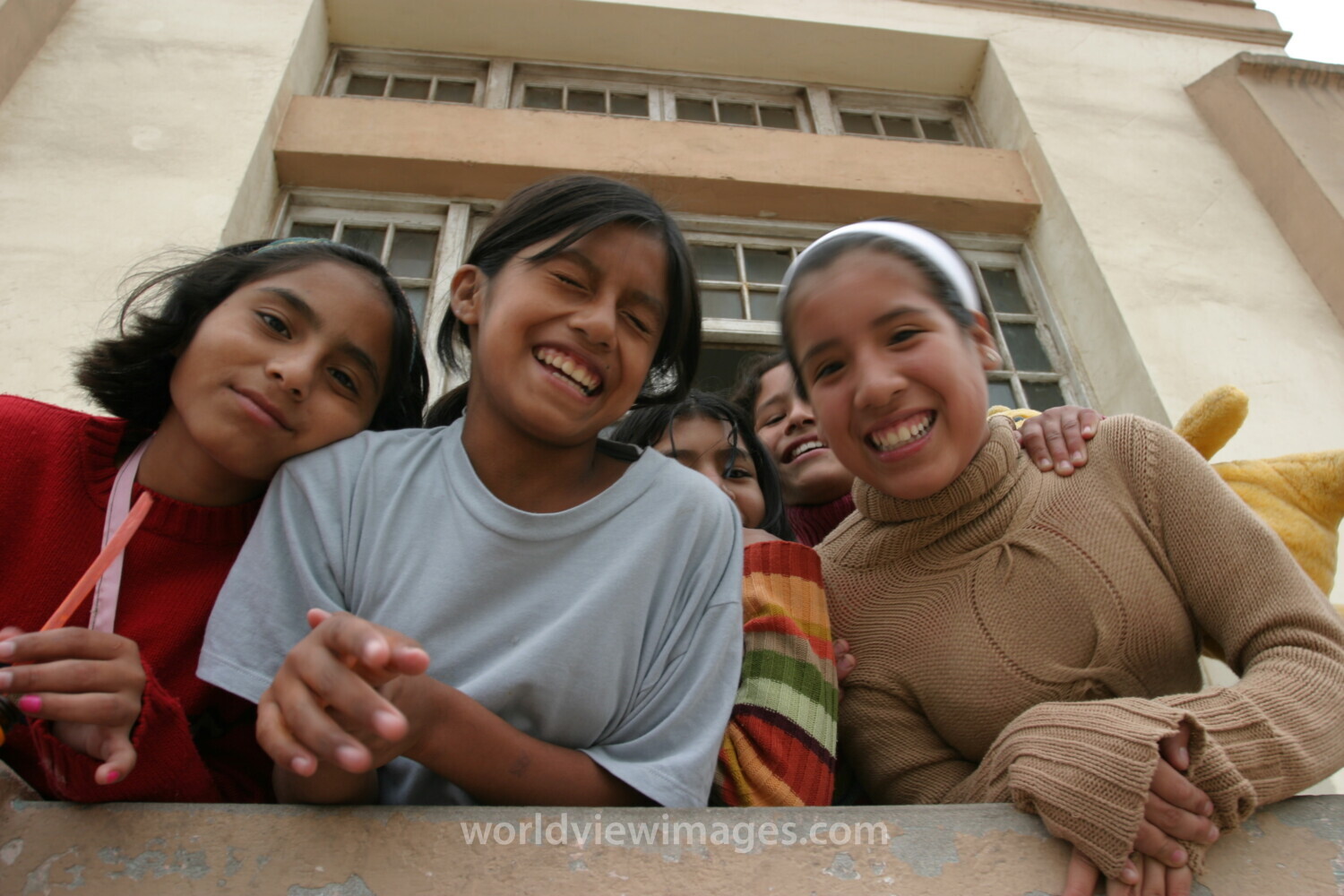 Girls Living at an Orphanage in Lima, Peru
