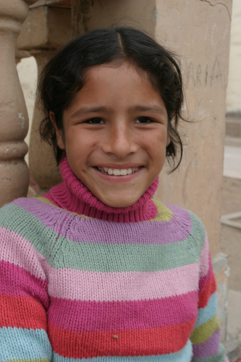 Girl in Peru — Children living in poverty in Lima, Peru: Girls — ADRA, Peru, Poverty, Children, girls