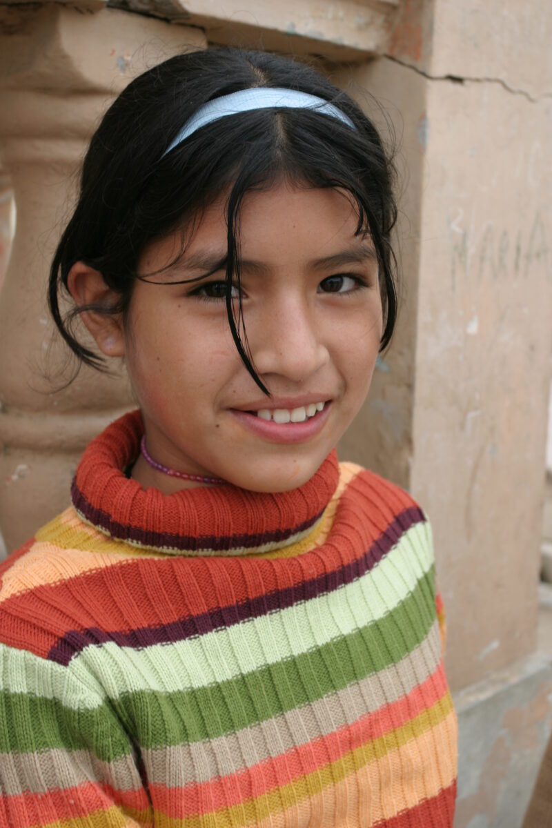 Girl in Peru — Children living in poverty in Lima, Peru: Girls — ADRA, Peru, Poverty, Children, girls