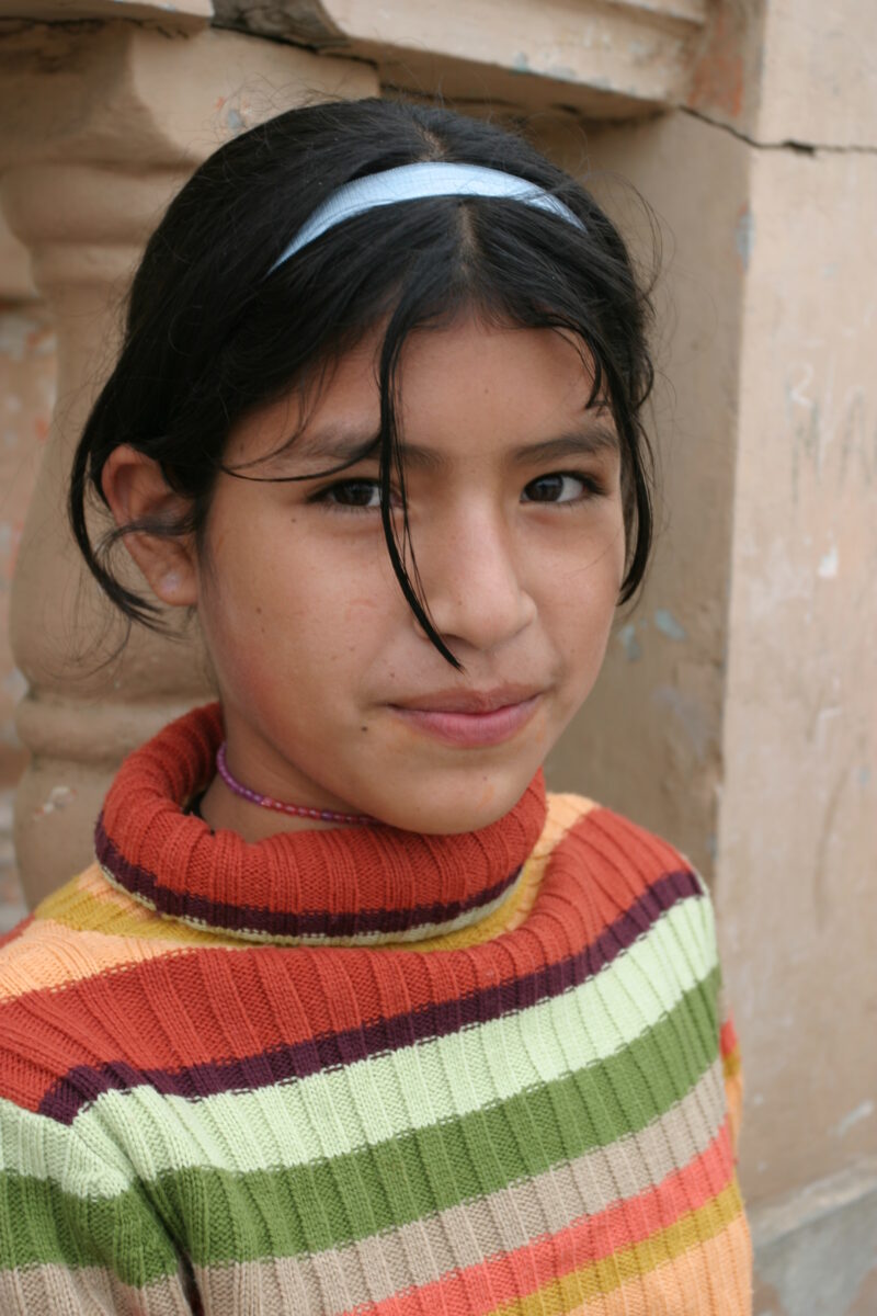 Girl in Peru — Children living in poverty in Lima, Peru: Girls — ADRA, Peru, Poverty, Children, girls