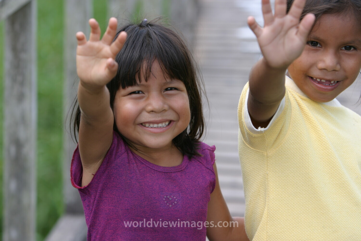 Amerindian Girl in Peru