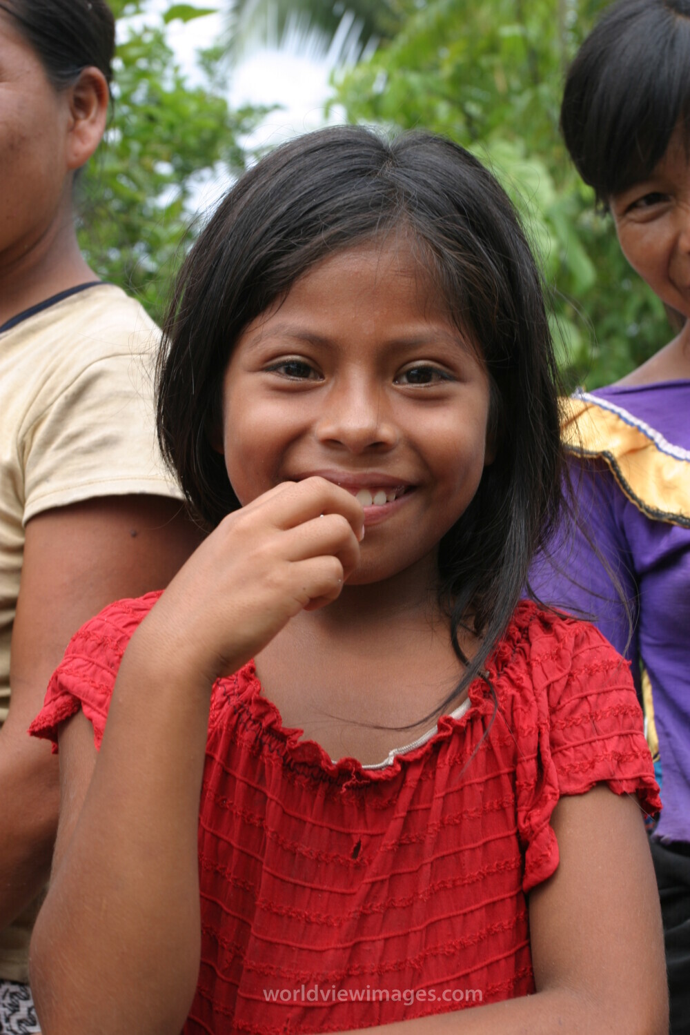 Amerindian Girl in Peru