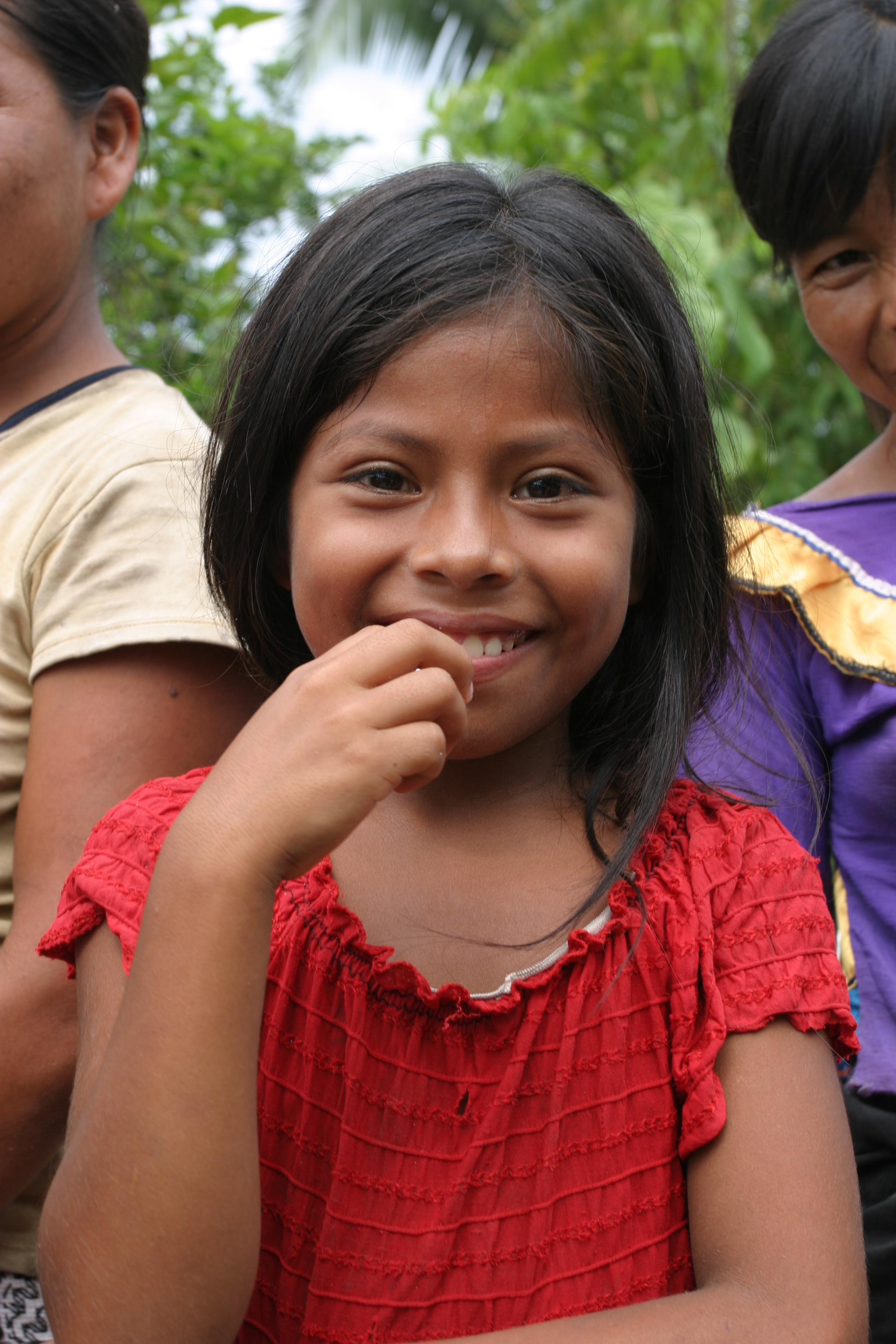 Amerindian Girl in Peru