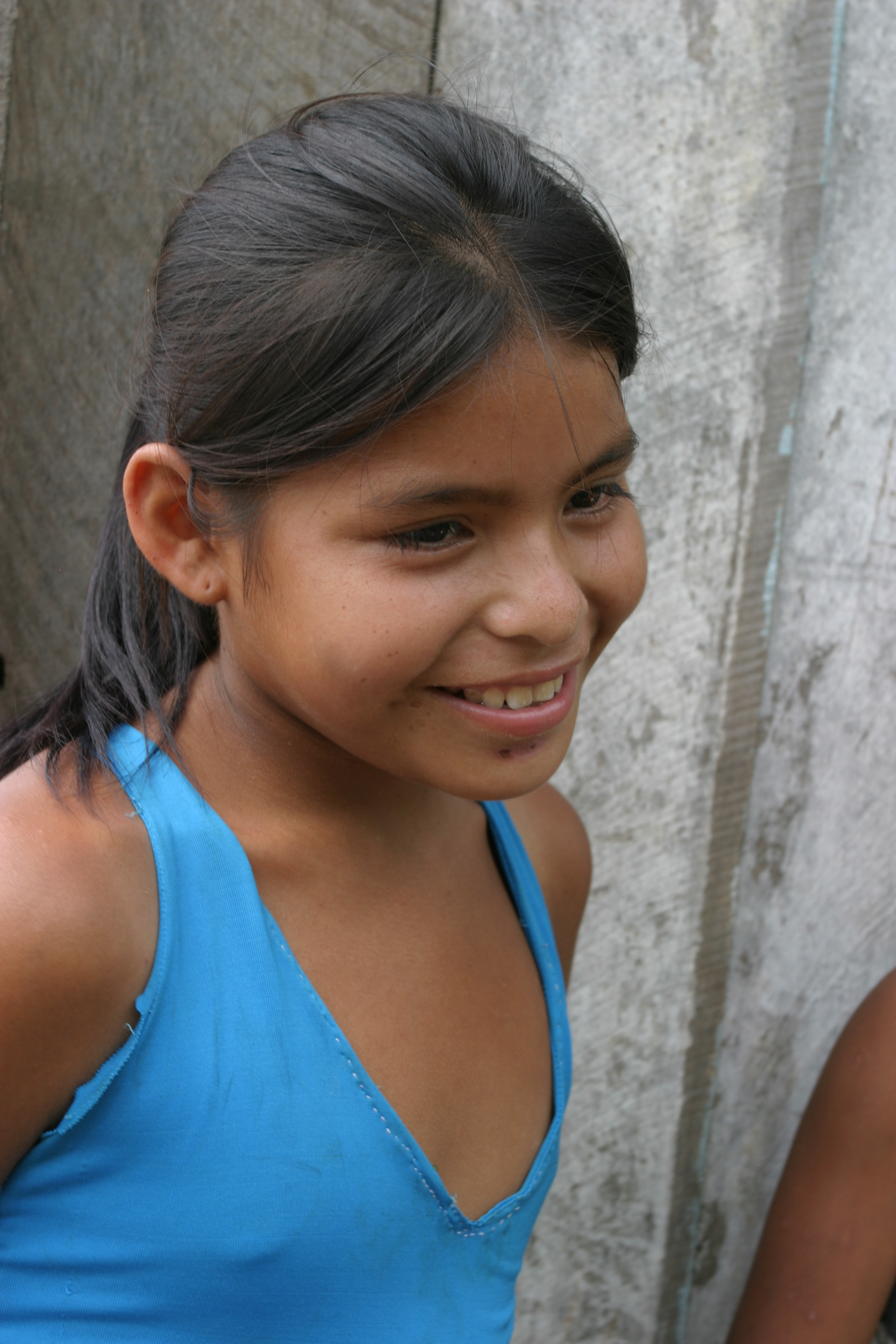 Amerindian Girl in Peru
