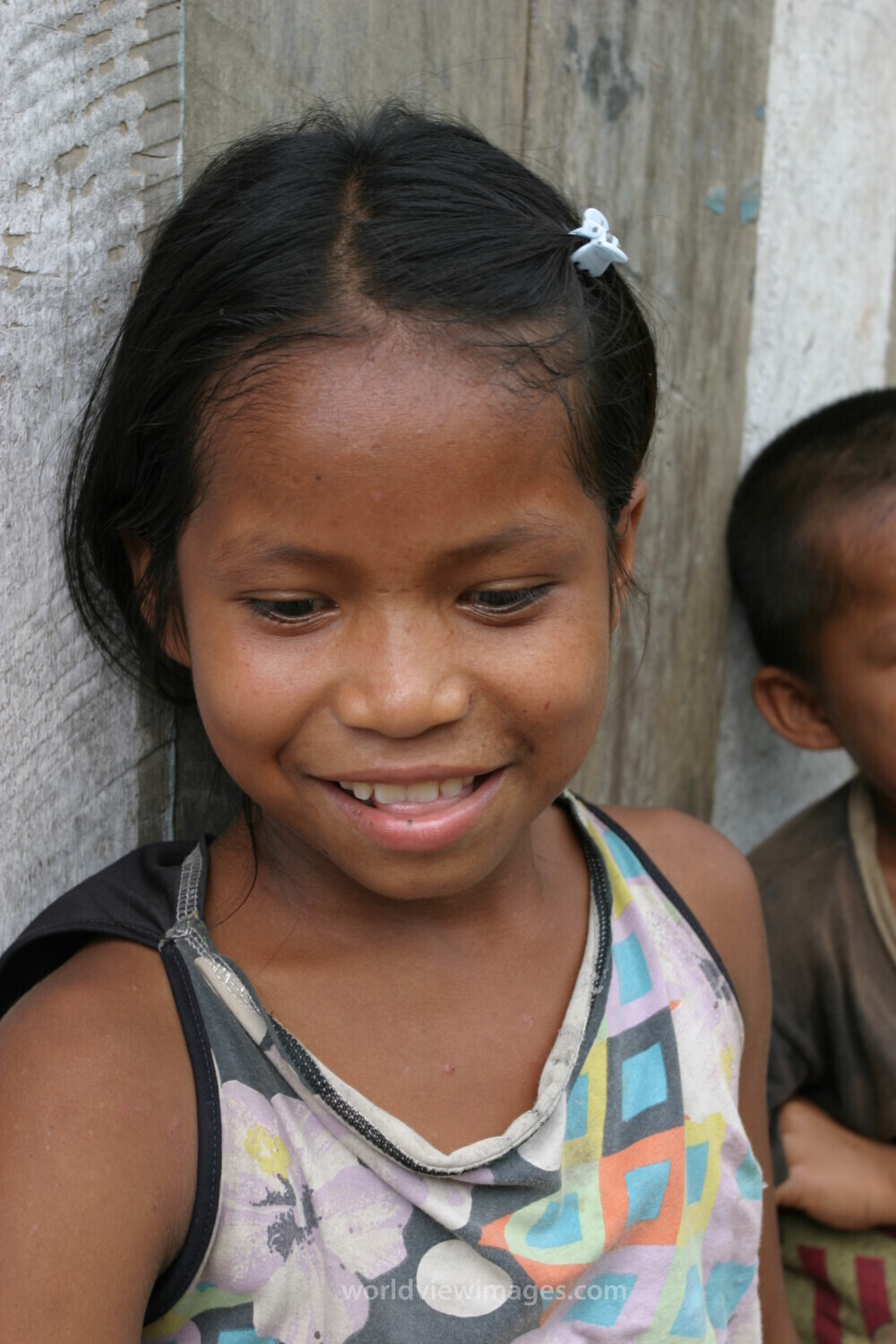 Amerindian Girl in Peru