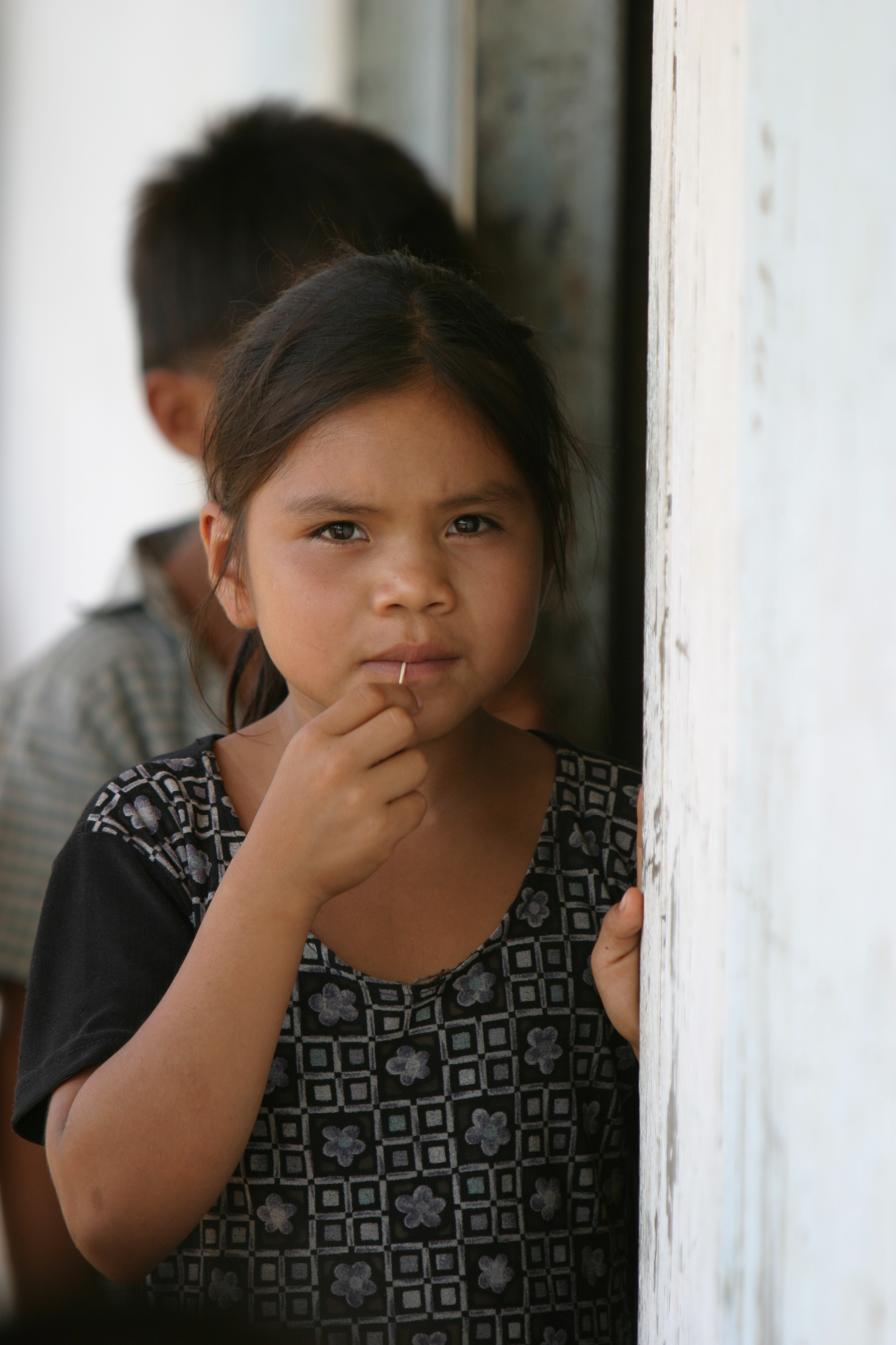 Amerindian Girl in Peru