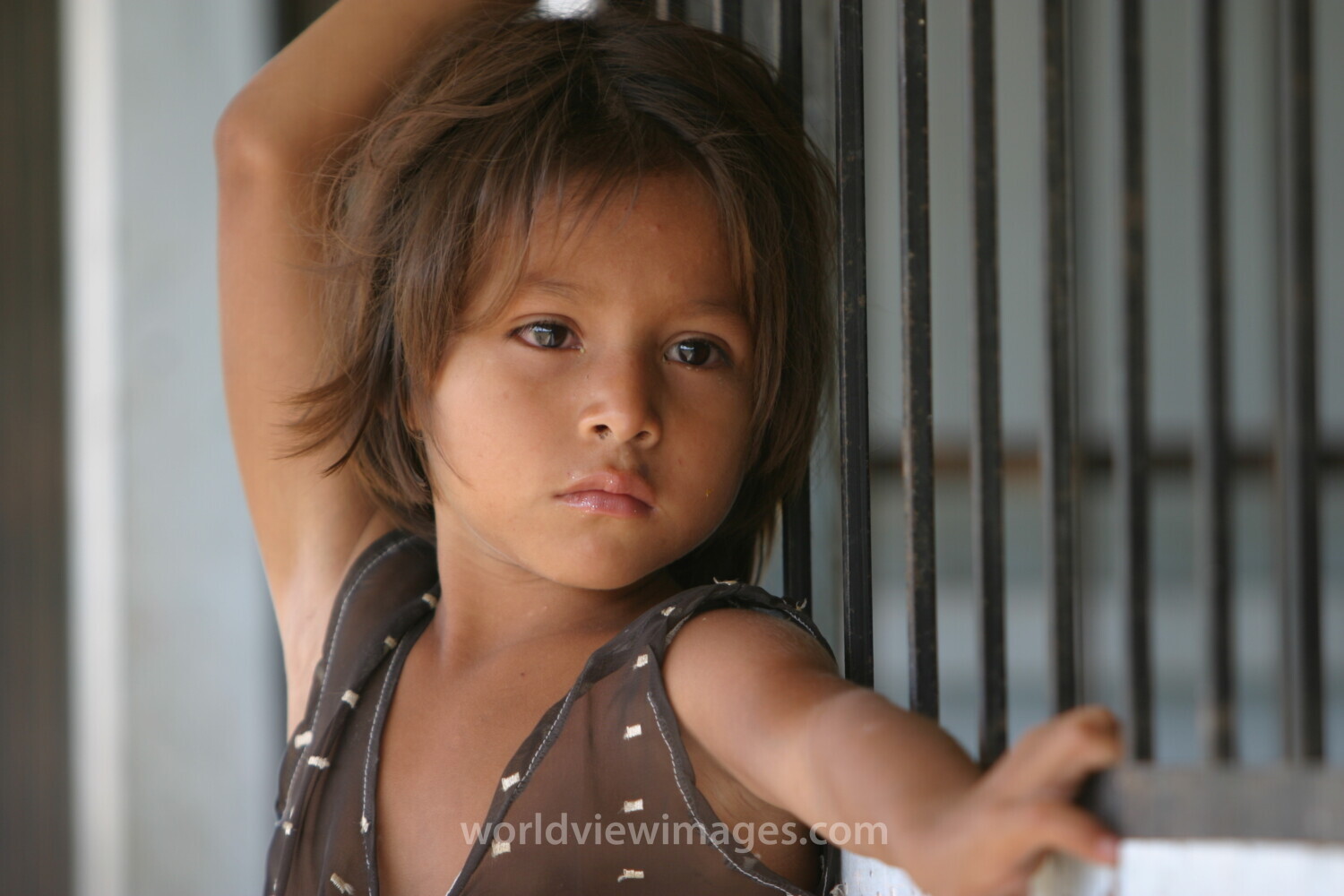 Amerindian Girl in Peru