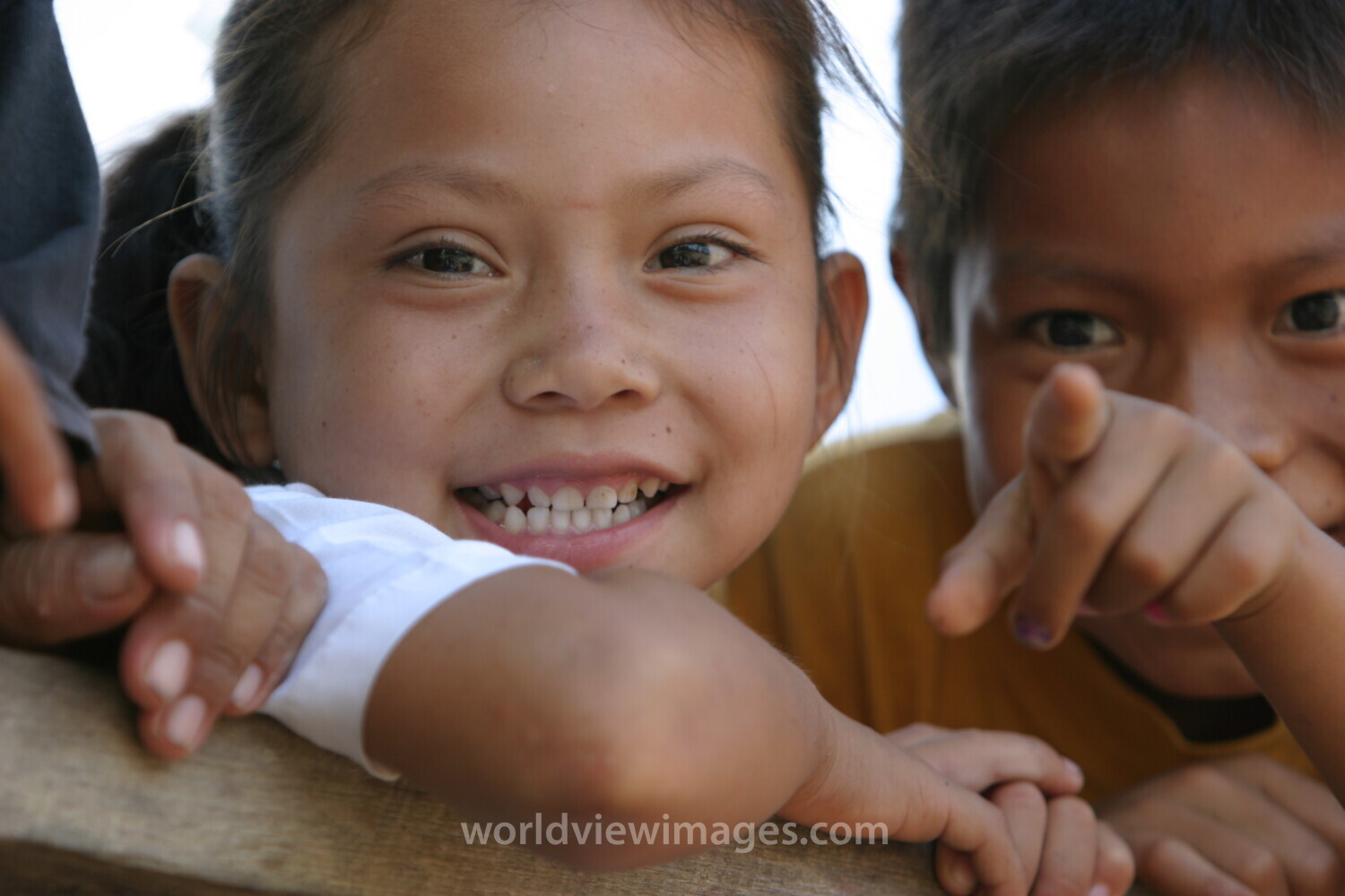 Amerindian Girl in Peru
