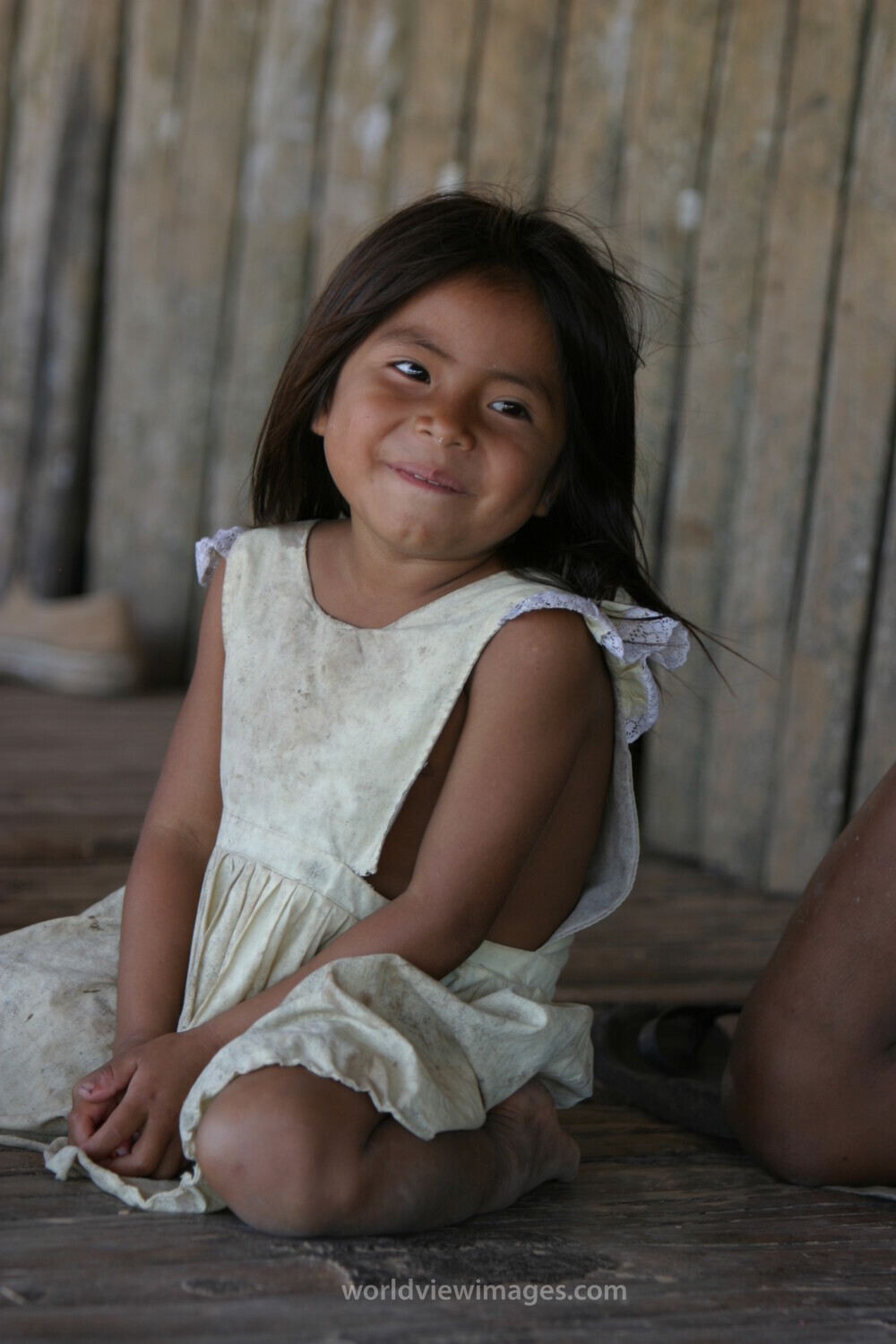 Amerindian Girl in Peru