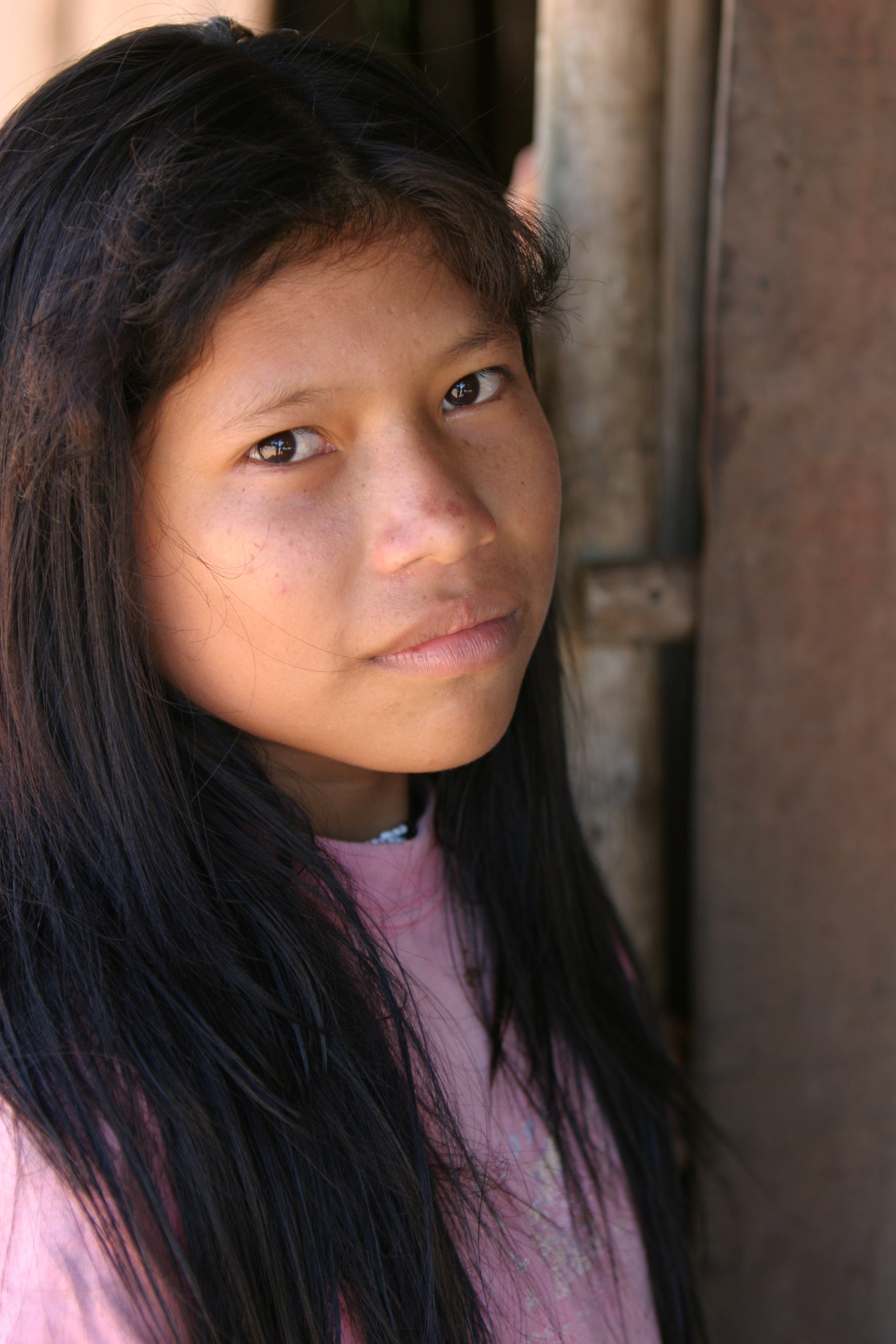 Amerindian Girl in Peru