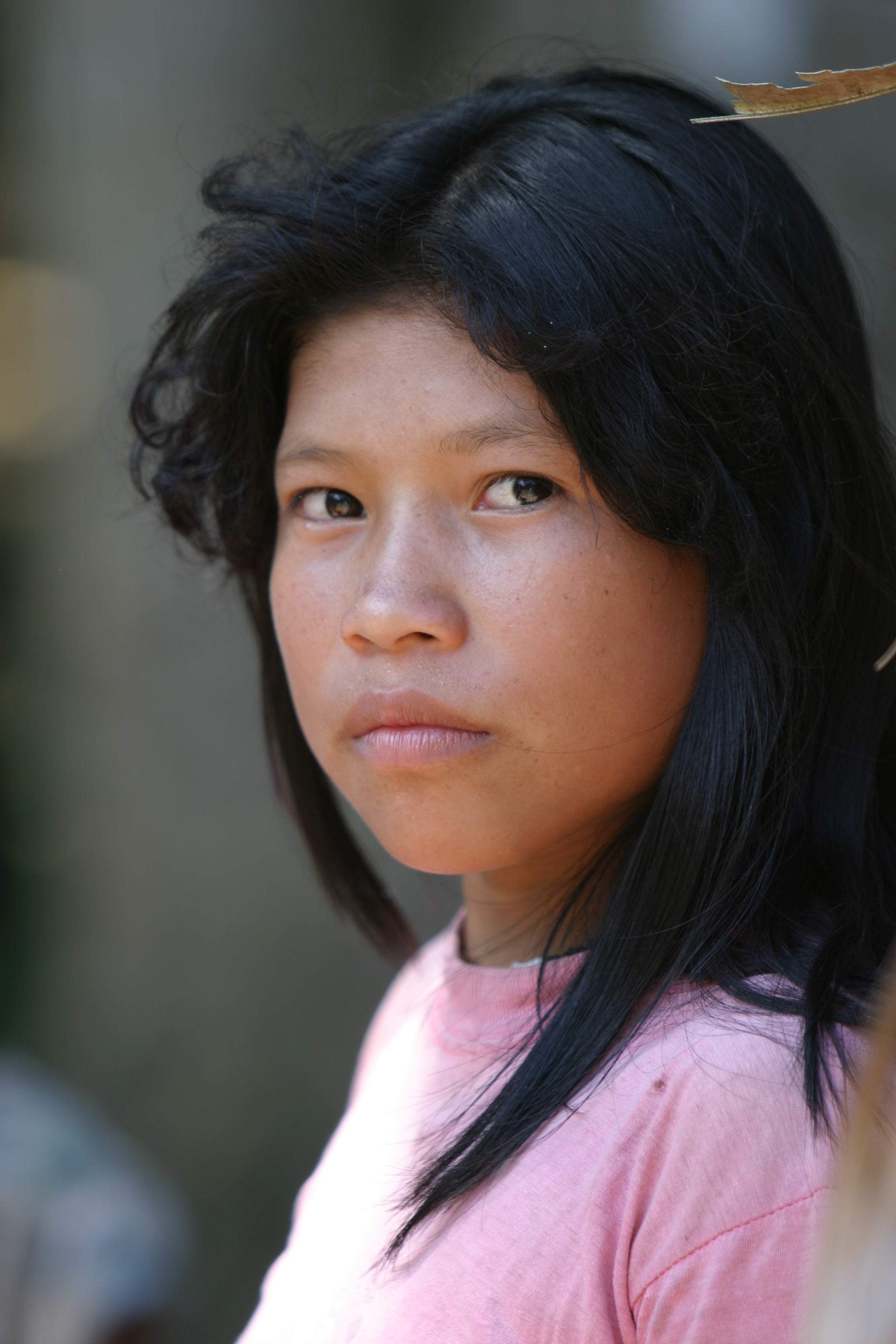 Amerindian Girl in Peru