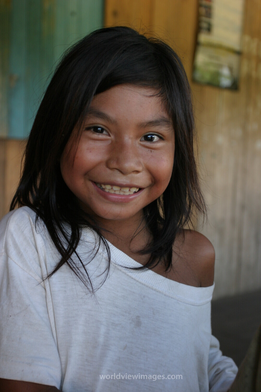 Amerindian Girl in Peru