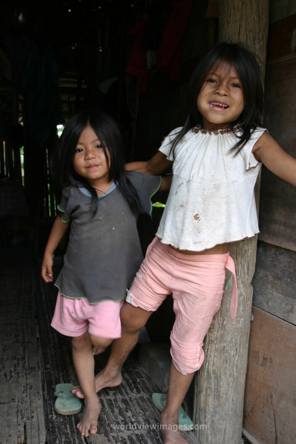 Amerindian Girl in Peru