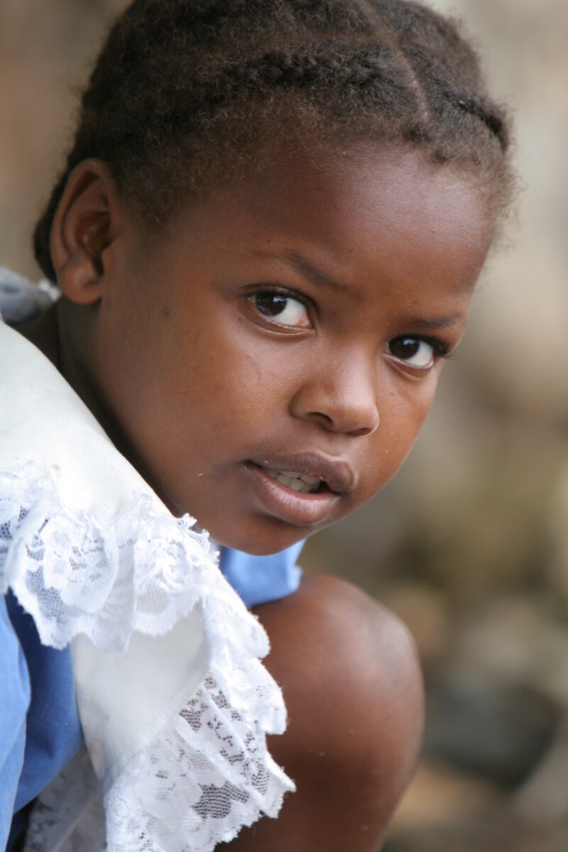 Girl in Sao Tome — Children living in rural Sao Tome, an Island of the coast of West Africa — Sao Tome, Africa, ADRA, Poverty, children