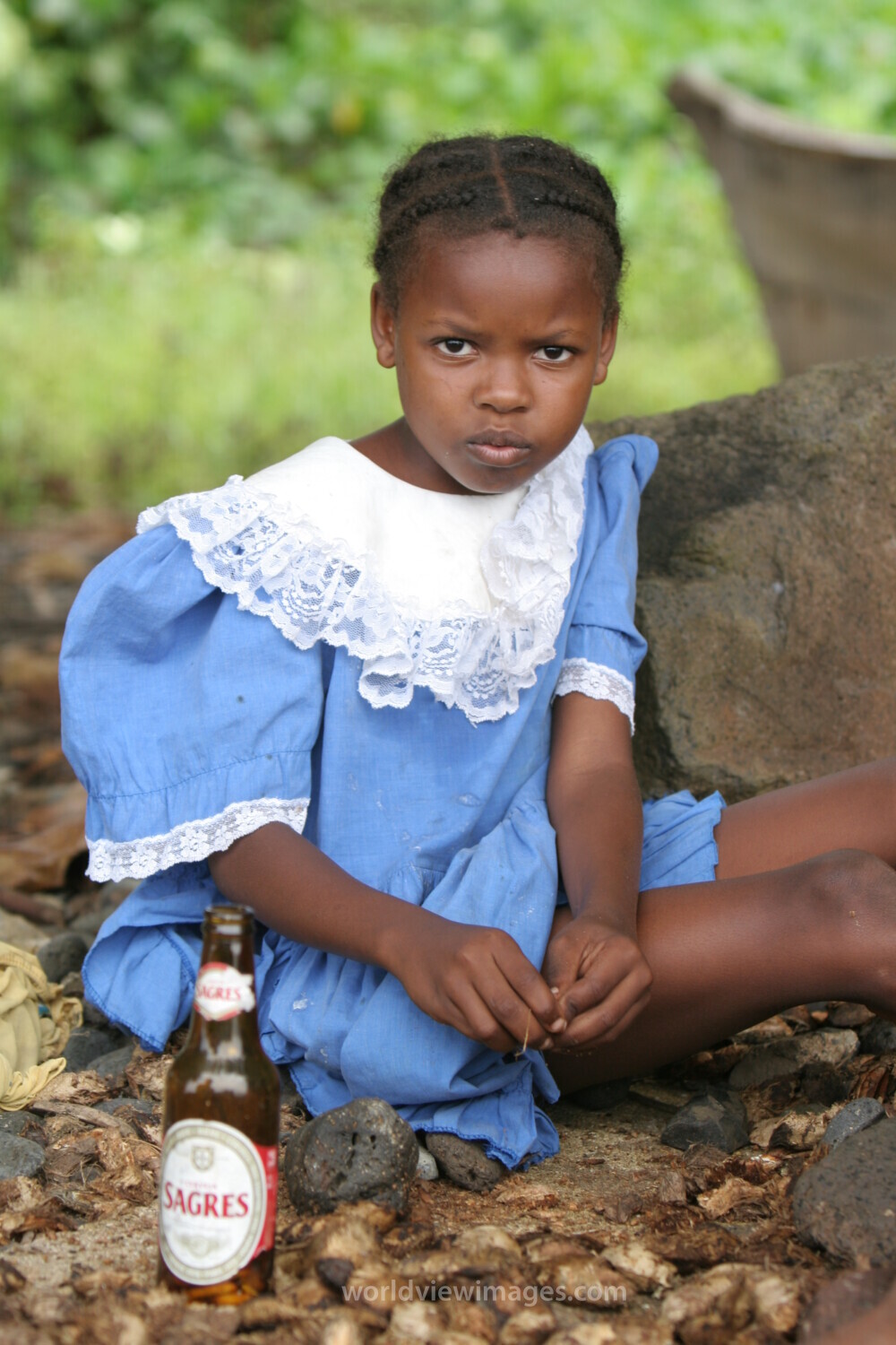 Girl in Sao Tome