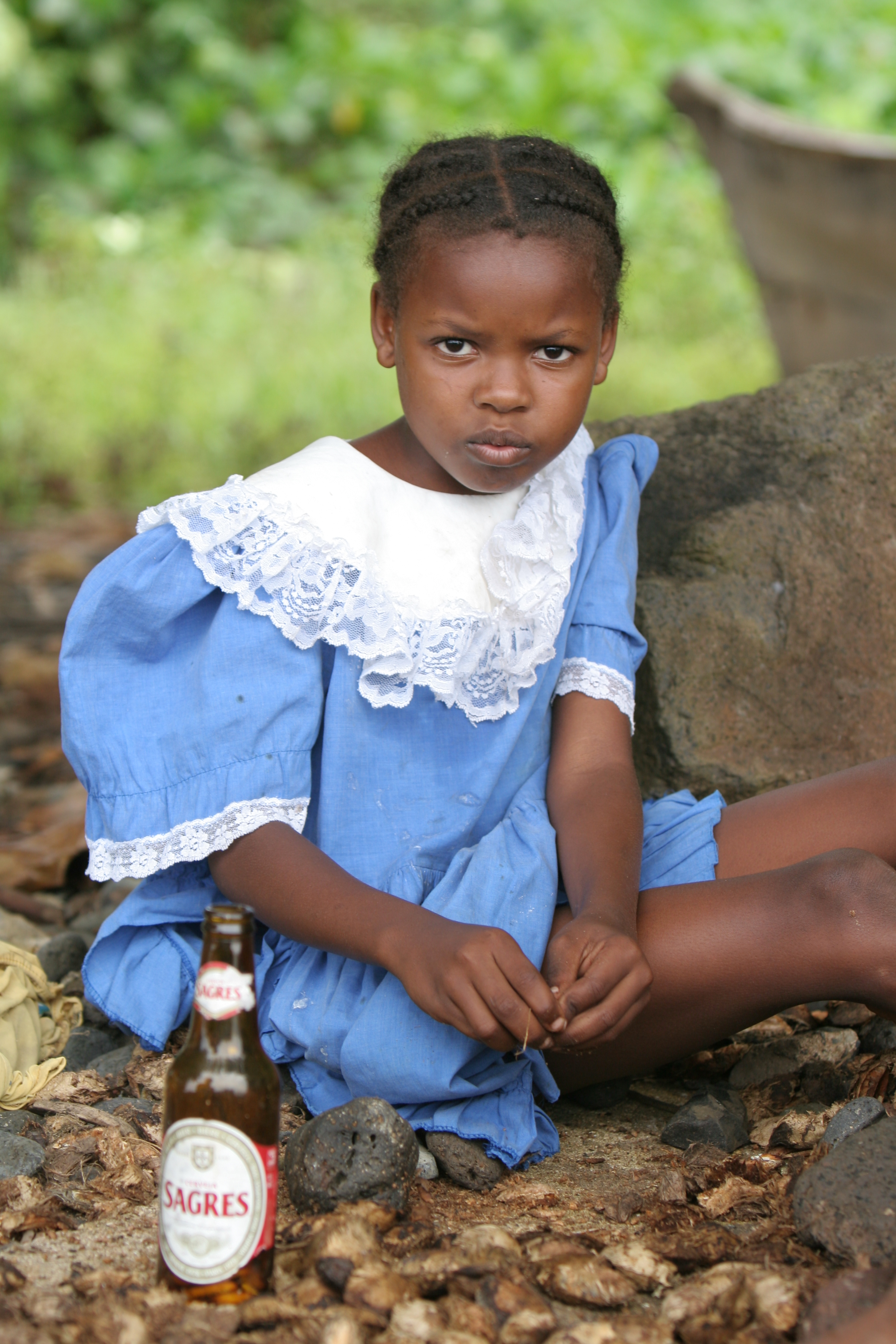 Girl in Sao Tome