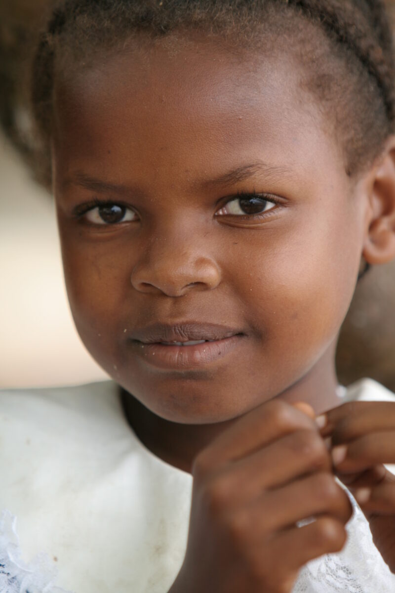 Girl in Sao Tome — Children living in rural Sao Tome, an Island of the coast of West Africa — Sao Tome, Africa, ADRA, Poverty, children