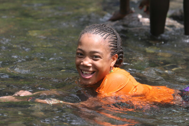 Girl in Sao Tome — Children living in rural Sao Tome, an Island of the coast of West Africa — Sao Tome, Africa, ADRA, Poverty, children