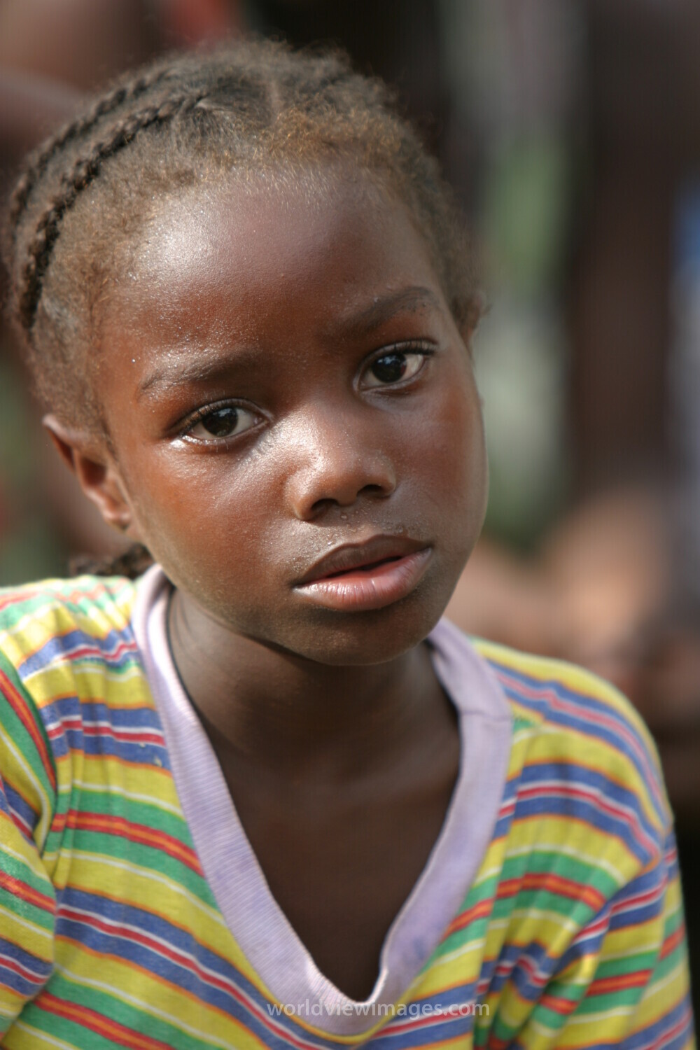Girl in Sao Tome
