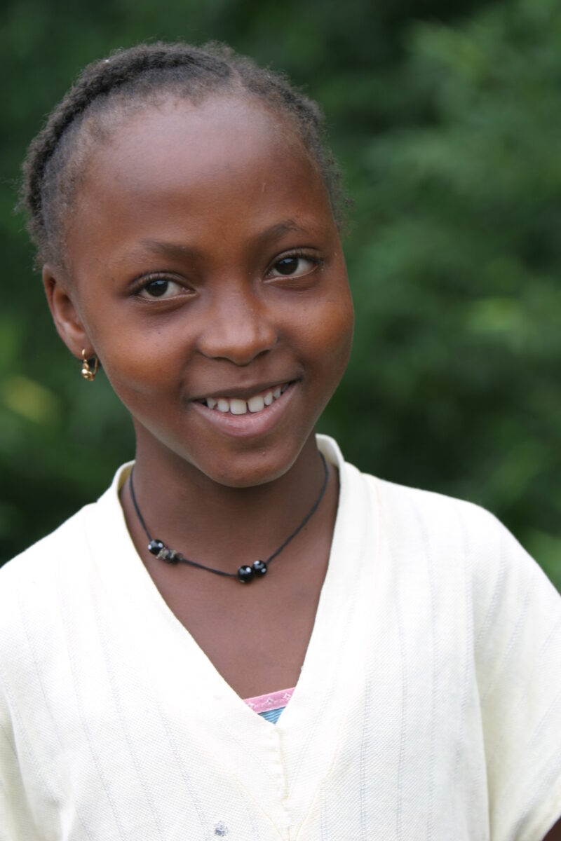 Girl in Sao Tome — Children living in rural Sao Tome, an Island of the coast of West Africa — Sao Tome, Africa, ADRA, Poverty, children