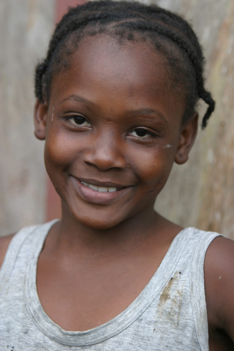 Girl in Sao Tome — Children living in rural Sao Tome, an Island of the coast of West Africa — Sao Tome, Africa, ADRA, Poverty, children
