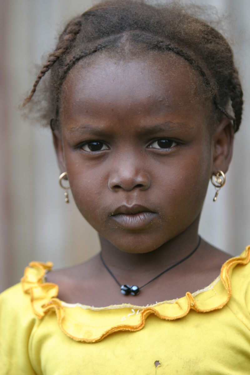 Girl in Sao Tome — Children living in rural Sao Tome, an Island of the coast of West Africa — Sao Tome, Africa, ADRA, Poverty, children