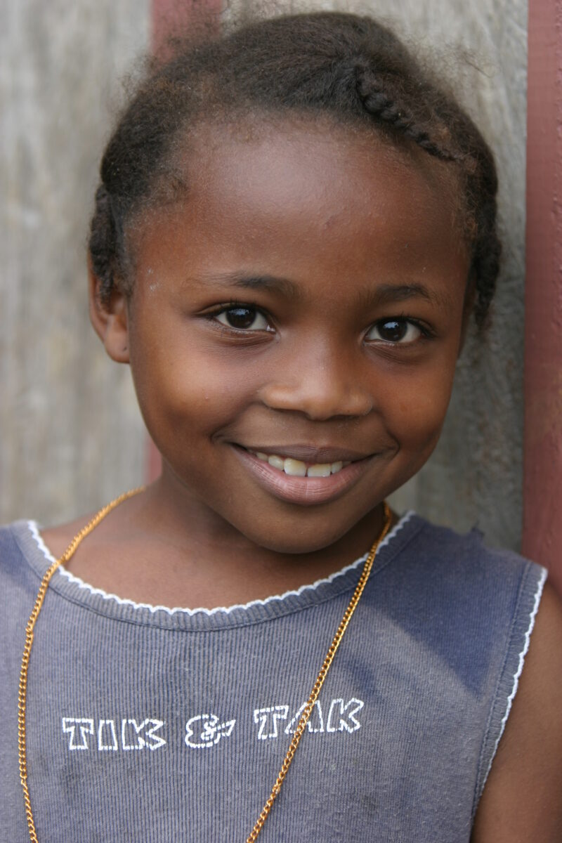 Girl in Sao Tome — Children living in rural Sao Tome, an Island of the coast of West Africa — Sao Tome, Africa, ADRA, Poverty, children