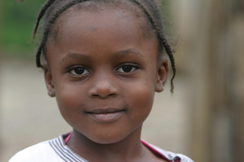 Girl in Sao Tome — Children living in rural Sao Tome, an Island of the coast of West Africa — Sao Tome, Africa, ADRA, Poverty, children