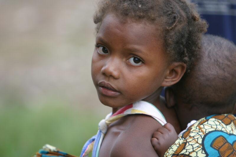 Girl in Sao Tome — Children living in rural Sao Tome, an Island of the coast of West Africa — Sao Tome, Africa, ADRA, Poverty, children