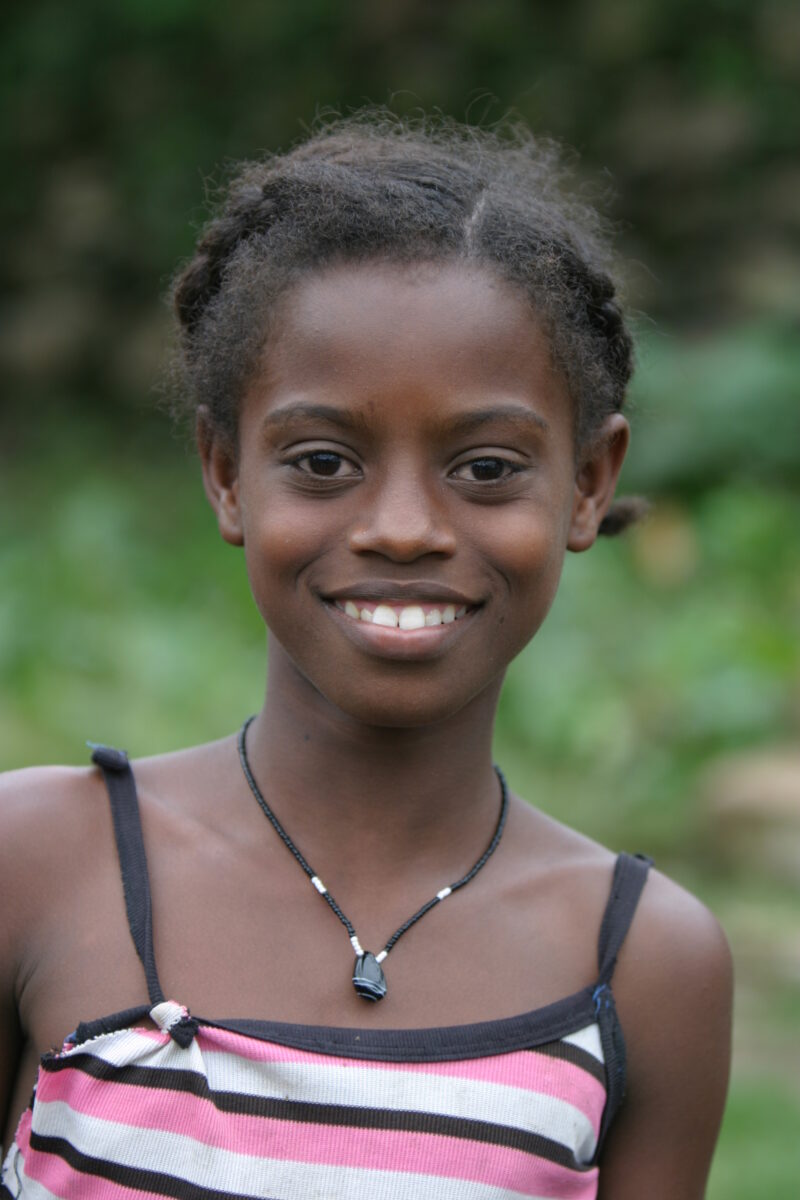Girl in Sao Tome — Children living in rural Sao Tome, an Island of the coast of West Africa — Sao Tome, Africa, ADRA, Poverty, children