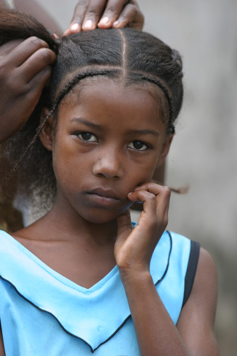 Girl in Sao Tome — Children living in rural Sao Tome, an Island of the coast of West Africa — Sao Tome, Africa, ADRA, Poverty, children