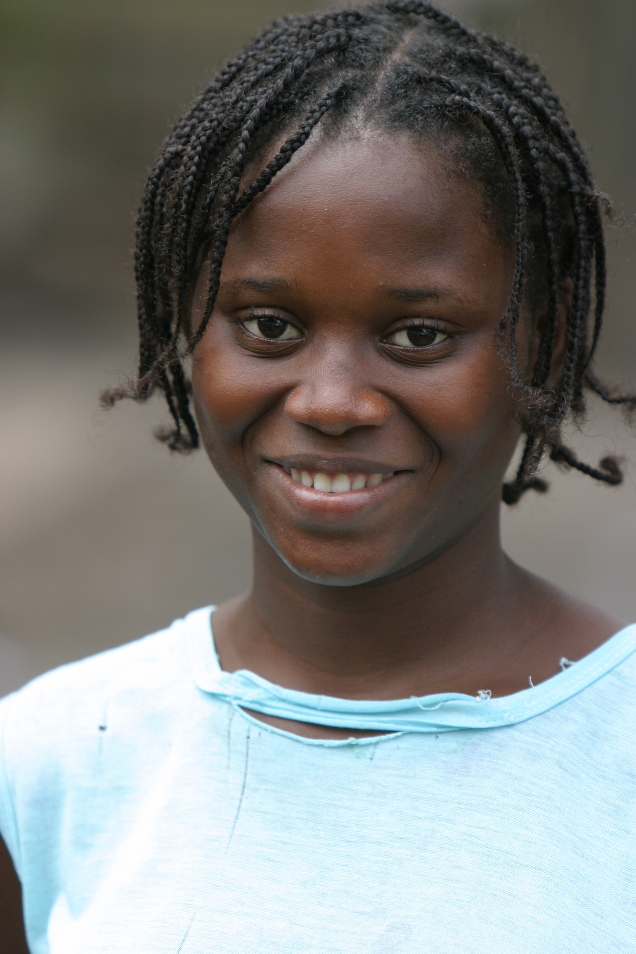 Girl in Sao Tome