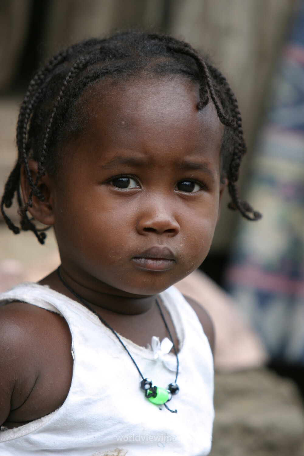 Girl in Sao Tome