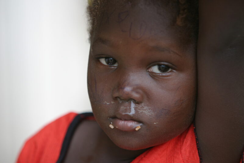 Girl in Sao Tome — Children living in rural Sao Tome, an Island of the coast of West Africa — Sao Tome, Africa, ADRA, Poverty, children