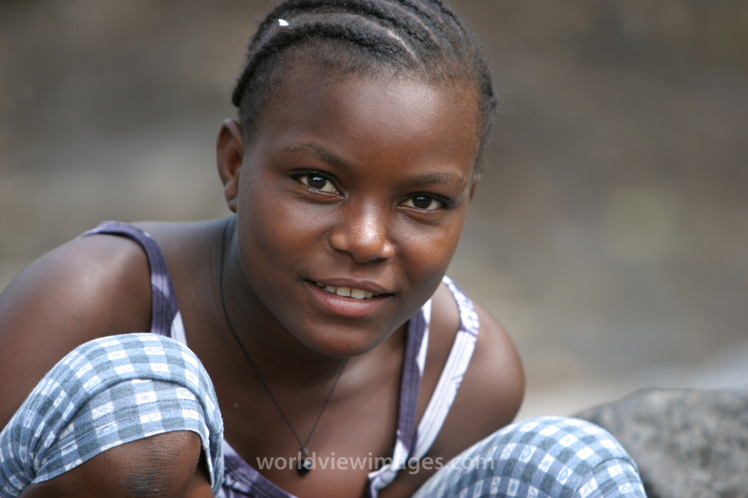 Girl in Sao Tome