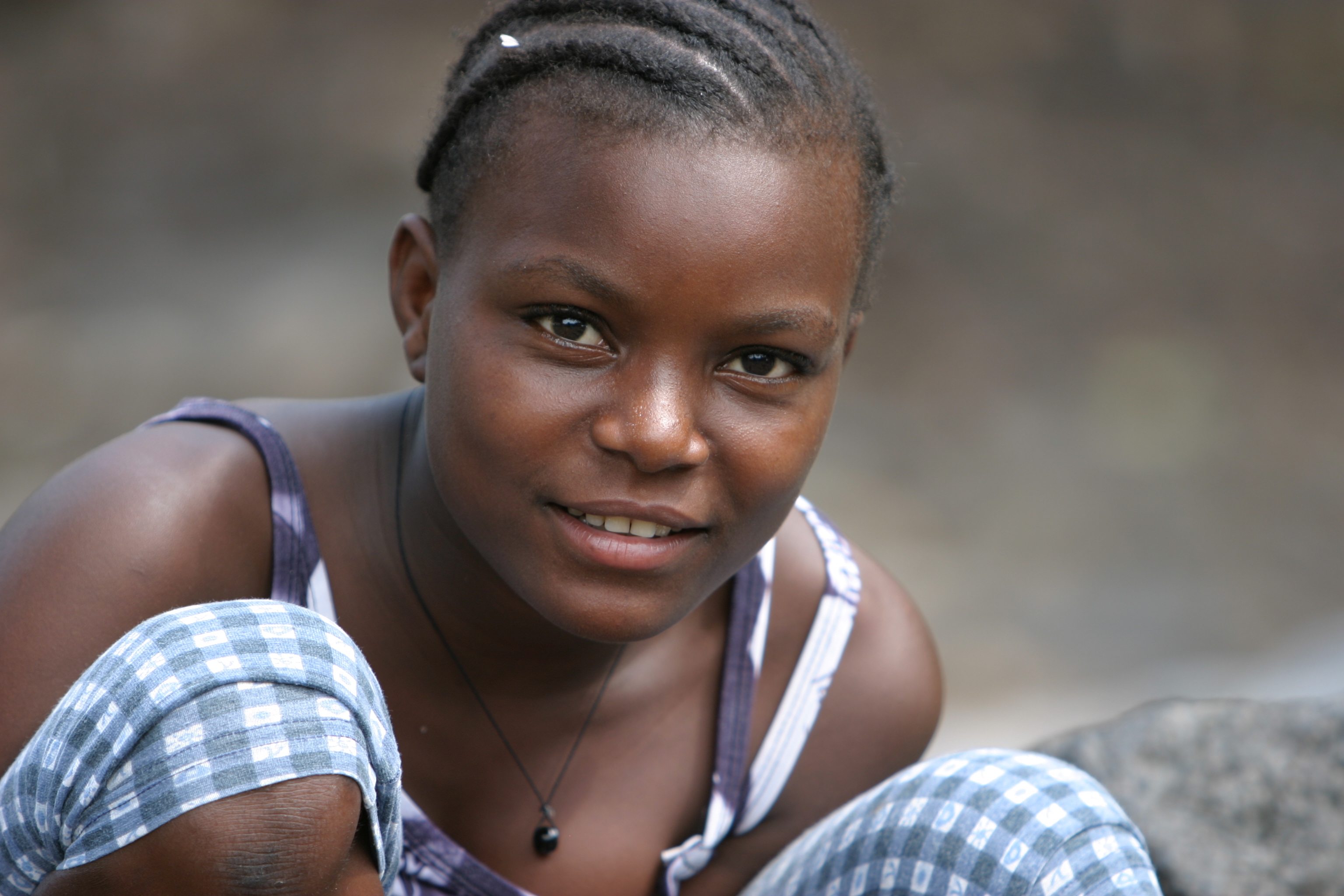 Girl in Sao Tome