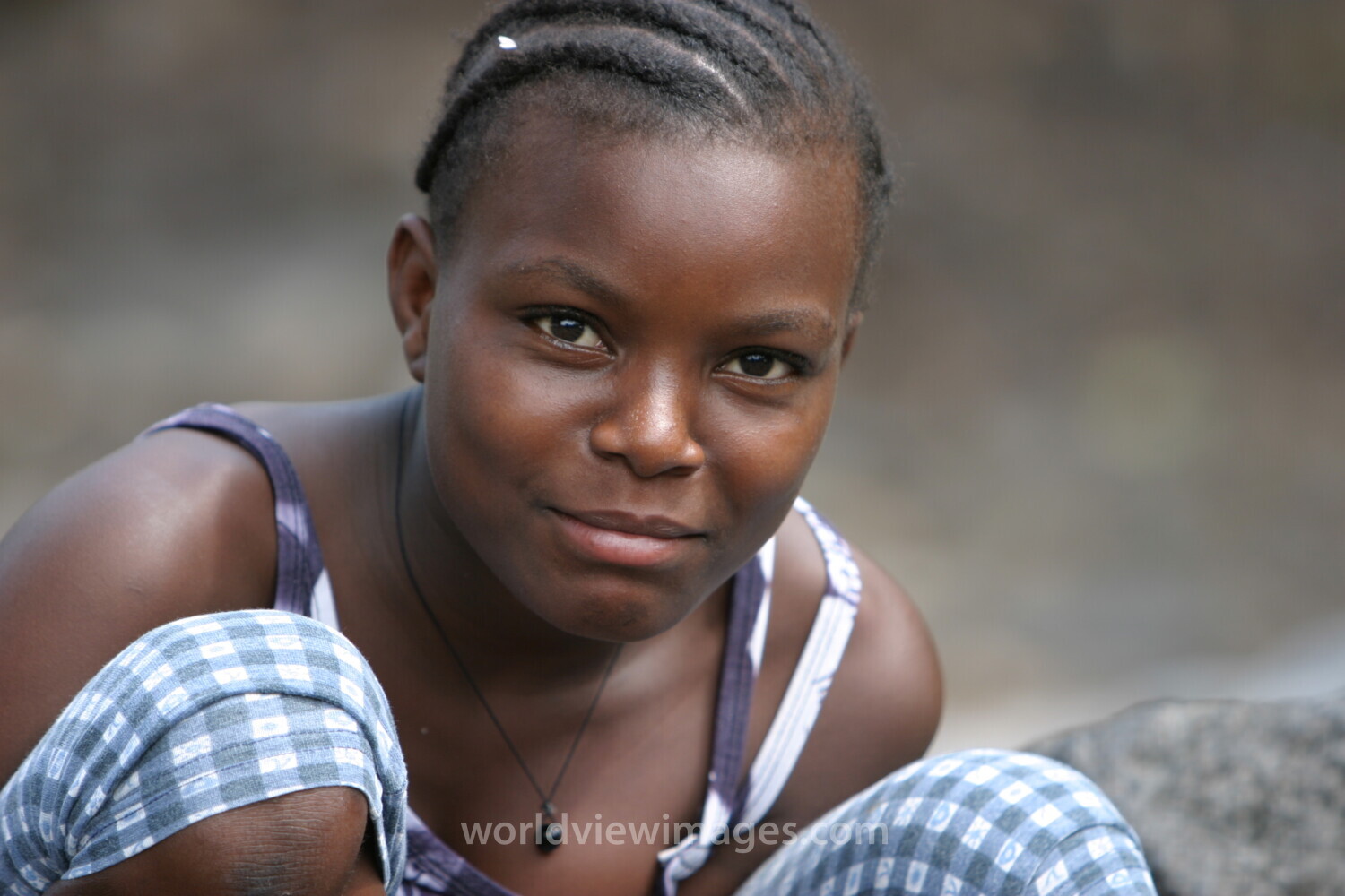 Girl in Sao Tome