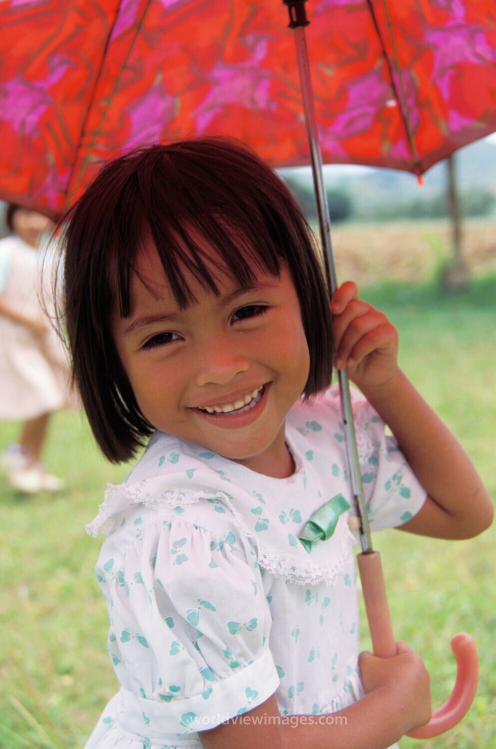 Girl in the Philippines
